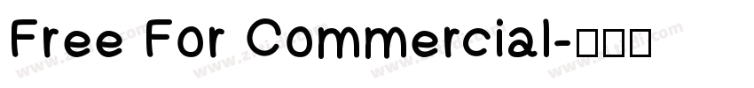 Free For Commercial字体转换